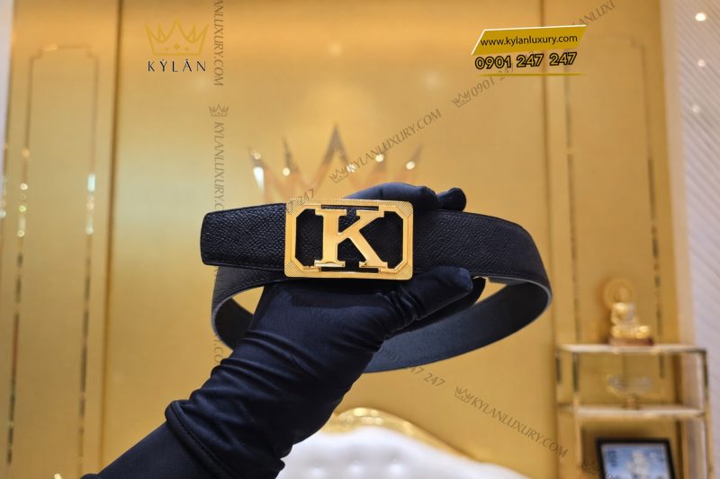 Mặt thắt lưng chữ K vàng Au750