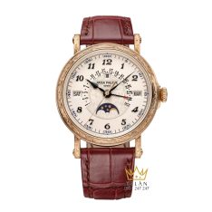 Đồng hồ Patek Philippe Grand Complications vàng hồng chạm khắc 5160/500R-001