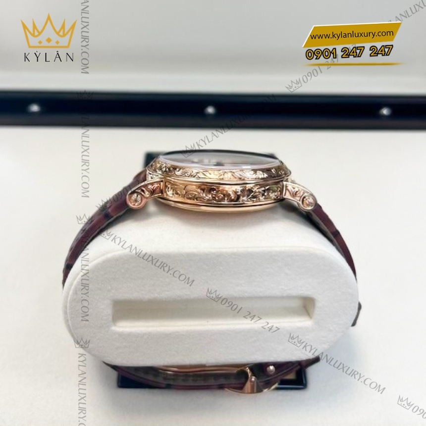 Kỳ Lân Luxury dong ho patek philippe grand complications vang hong cham khac 5160 500r 001 10 Đồng hồ Patek Philippe Grand Complications vàng hồng chạm khắc 5160/500R-001