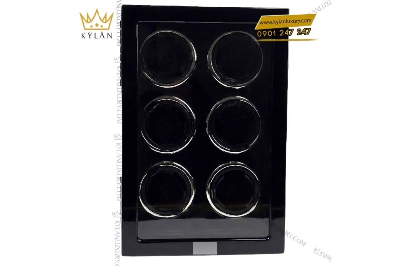 Hộp xoay đồng hồ 6 ngăn cao cấp