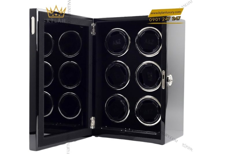 Hộp xoay đồng hồ 6 ngăn cao cấp