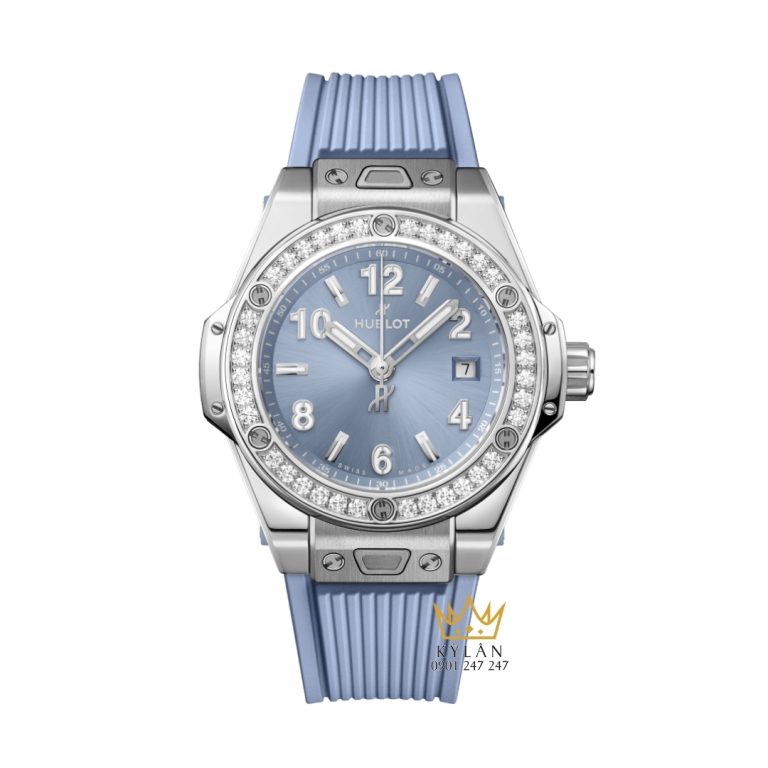 Đồng hồ Hublot Big Bang One Click Steel Coal Blue Diamonds 33mm