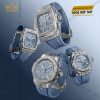 Đồng hồ Hublot Big Bang One Click Steel Coal Blue Diamonds 33mm