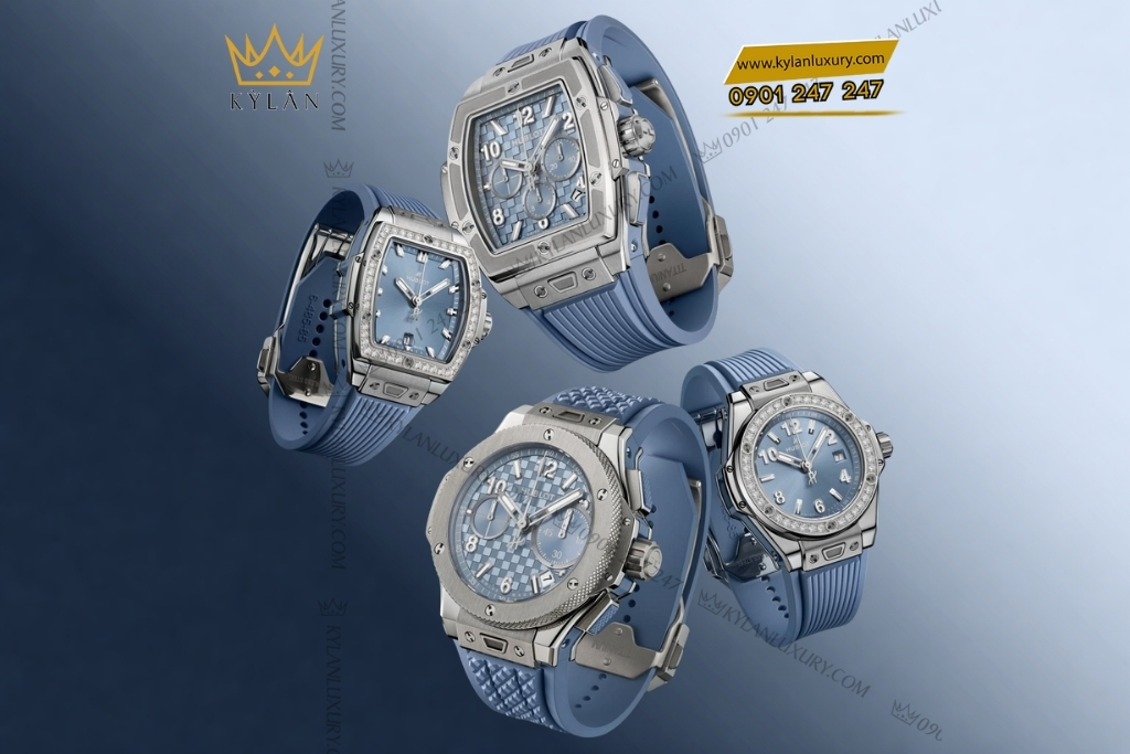 Kỳ Lân Luxury hublot big bang original unico titanium coal blue 43mm 2 Đồng hồ Hublot Big Bang Original Unico Titanium Coal Blue 43mm