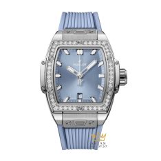 Đồng hồ Hublot Spirit of Big Bang Steel Coal Blue Diamonds 32mm