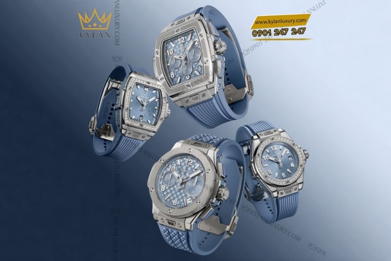 Đồng hồ Hublot Spirit of Big Bang Steel Coal Blue Diamonds 32mm