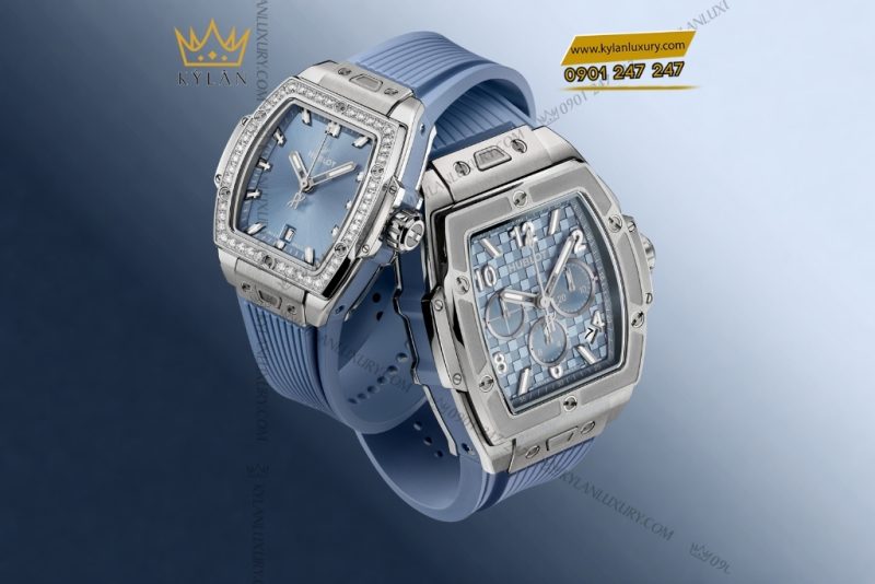 Đồng hồ Hublot Spirit of Big Bang Steel Coal Blue Diamonds 32mm