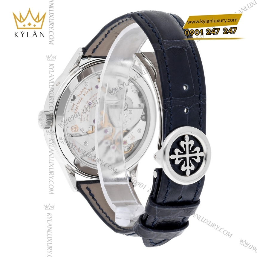 Kỳ Lân Luxury patek philippe 5236p 001 perpetual calendar 3 Đồng hồ Patek Philippe Grand Complications platinum mặt số xanh 5236P-001