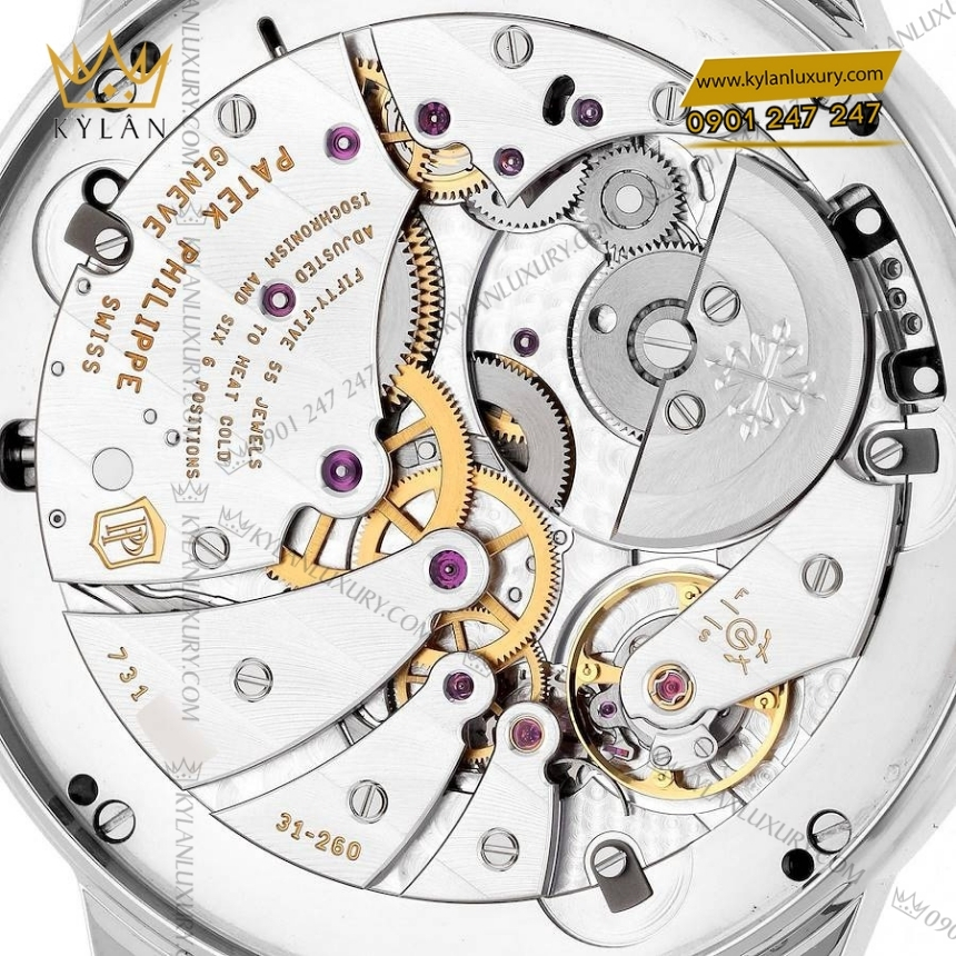 Kỳ Lân Luxury patek philippe 5236p 001 perpetual calendar 4 Đồng hồ Patek Philippe Grand Complications platinum mặt số xanh 5236P-001