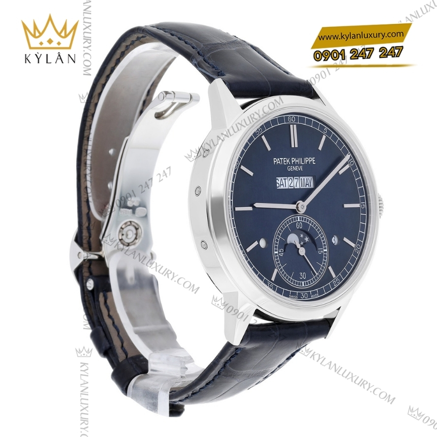 Kỳ Lân Luxury patek philippe 5236p 001 perpetual calendar 9 Đồng hồ Patek Philippe Grand Complications platinum mặt số xanh 5236P-001