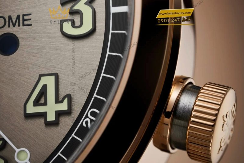 Đồng hồ Patek Philippe Grand Complications Travel Time mặt xám sunburst 5520RG-001