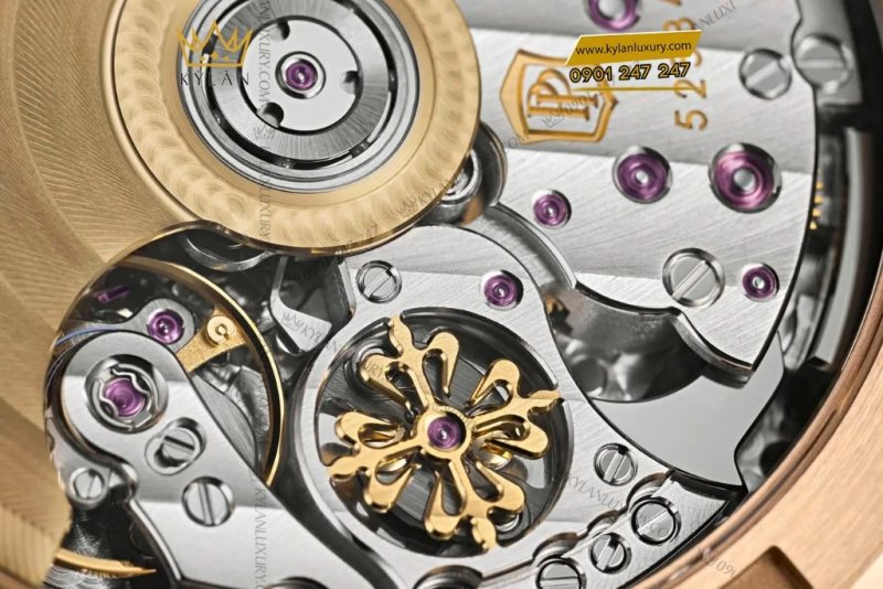 Đồng hồ Patek Philippe Grand Complications Travel Time mặt xám sunburst 5520RG-001