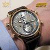 Đồng hồ Patek Philippe Grand Complications Travel Time mặt xám sunburst 5520RG-001