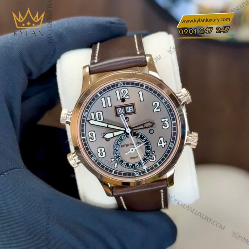 Đồng hồ Patek Philippe Grand Complications mặt xám sunburst 5520RG-001