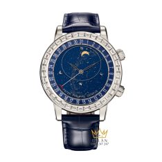Đồng hồ Patek Philippe Grand Complications thiên văn vành kim vuông 6104P-010