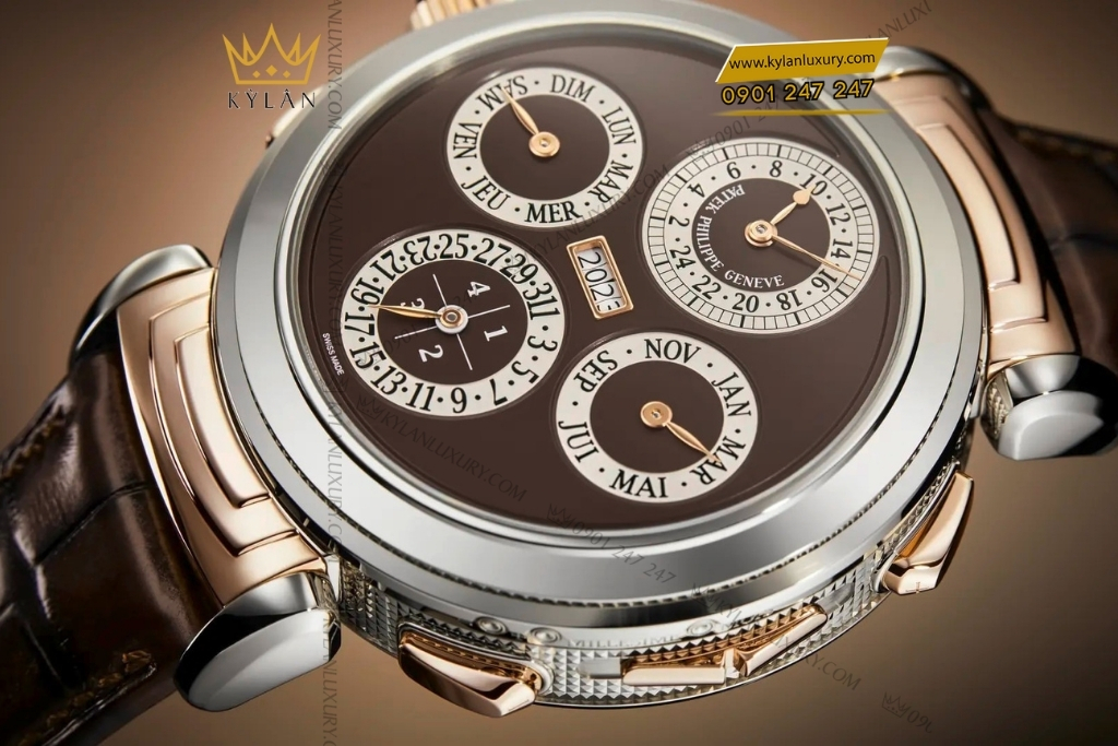 Kỳ Lân Luxury patek philippe 6300gr 001 grandmaster chime 11 Đồng hồ Patek Philippe Grandmaster Chime hai mặt số 6300GR-001