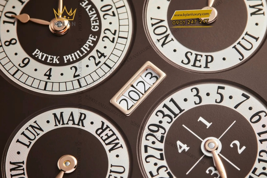 Kỳ Lân Luxury patek philippe 6300gr 001 grandmaster chime 3 Đồng hồ Patek Philippe Grandmaster Chime hai mặt số 6300GR-001