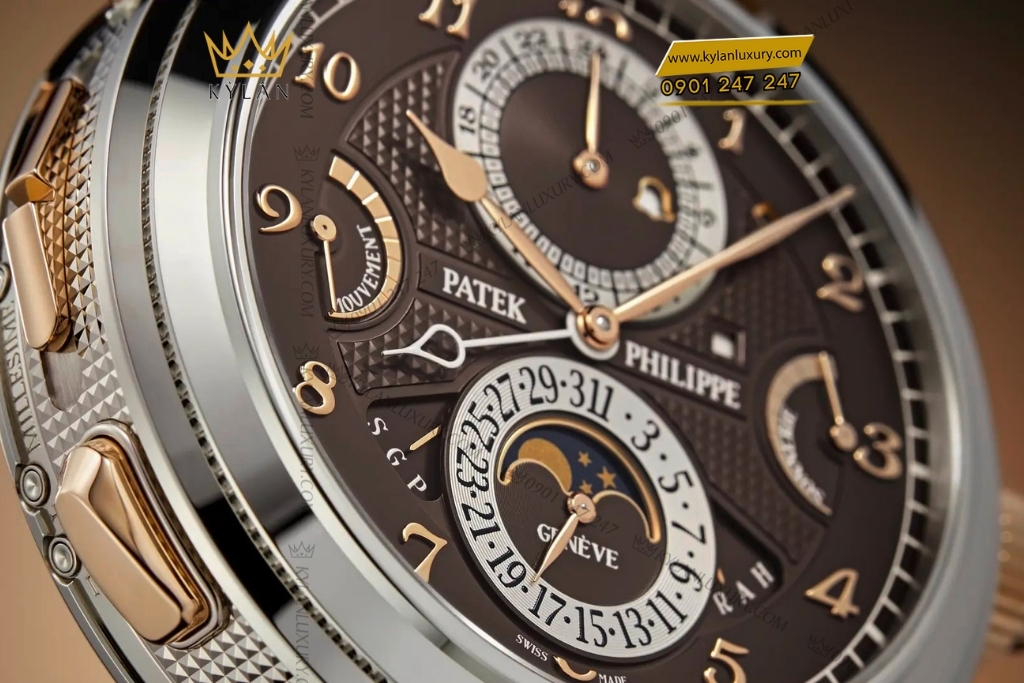 Kỳ Lân Luxury patek philippe 6300gr 001 grandmaster chime 4 Đồng hồ Patek Philippe Grandmaster Chime hai mặt số 6300GR-001