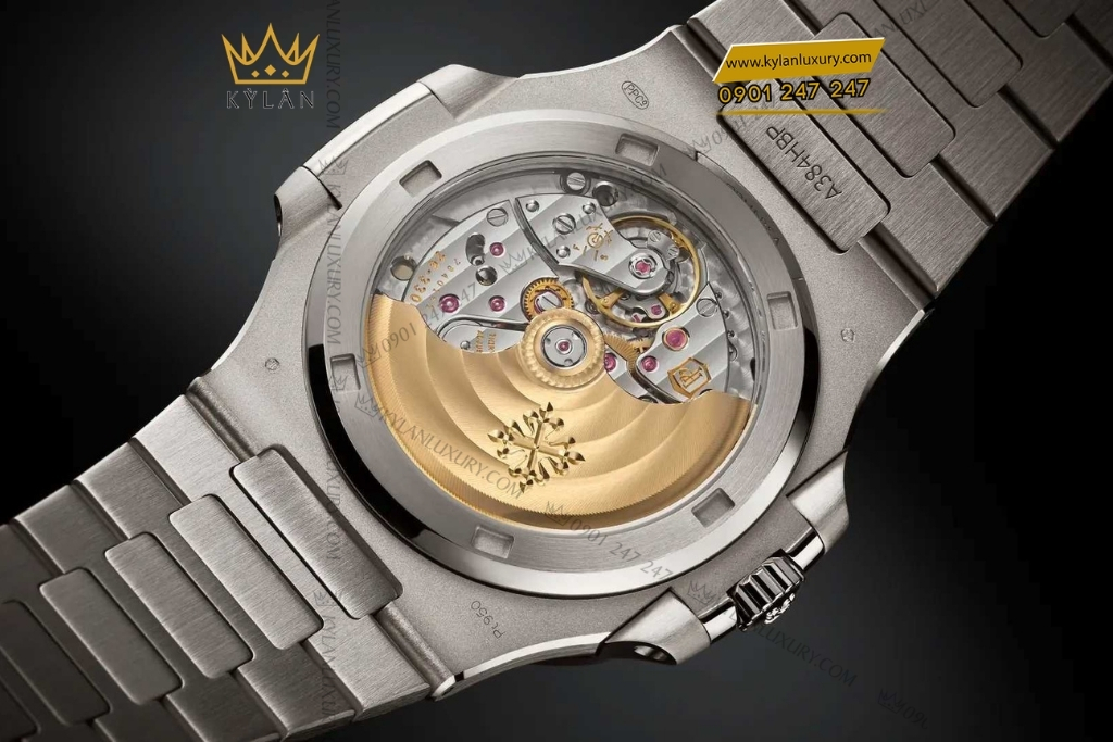 Kỳ Lân Luxury patek philippe nautilus 5711 110p 001 platinum vanh kim 3 Đồng hồ Patek Philippe Nautilus Platinum vành kim cương 5711/110P-001