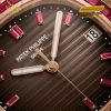Đồng hồ Patek Philippe Nautilus vàng hồng vành ruby 5723/112R-001