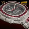 Đồng hồ Patek Philippe Nautilus vàng trắng ruby & kim cương 5990/1422G-001