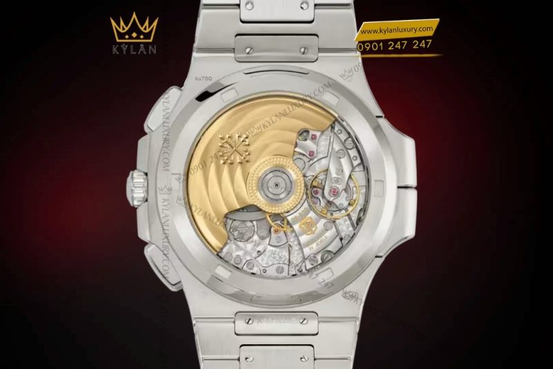 Đồng hồ Patek Philippe Nautilus vàng trắng ruby & kim cương 5990/1422G-001