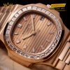 Đồng hồ Patek Philippe Nautilus mặt vàng hồng vành kim 5723/1R-001