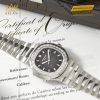 Đồng hồ Patek Philippe Nautilus Platinum vành kim cương 5711/110P-001