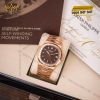 Đồng hồ Patek Philippe Nautilus vàng hồng vành kim vuông 5723/1R-010