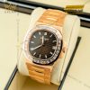 Đồng hồ Patek Philippe Nautilus vàng hồng vành kim vuông 5723/1R-010