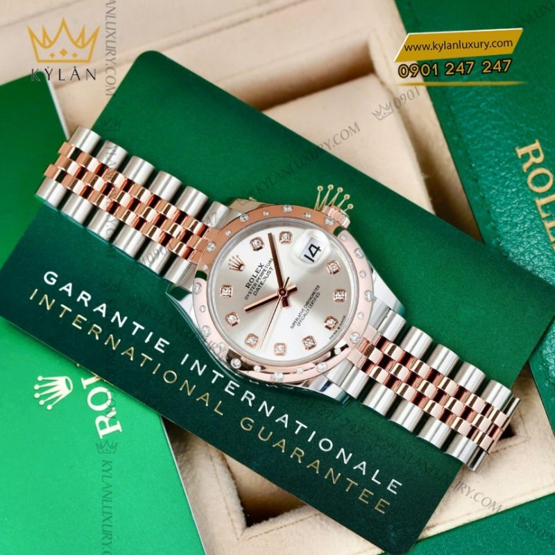 Đồng hồ Rolex Datejust 31 mặt số bạc 278341RBR-0016