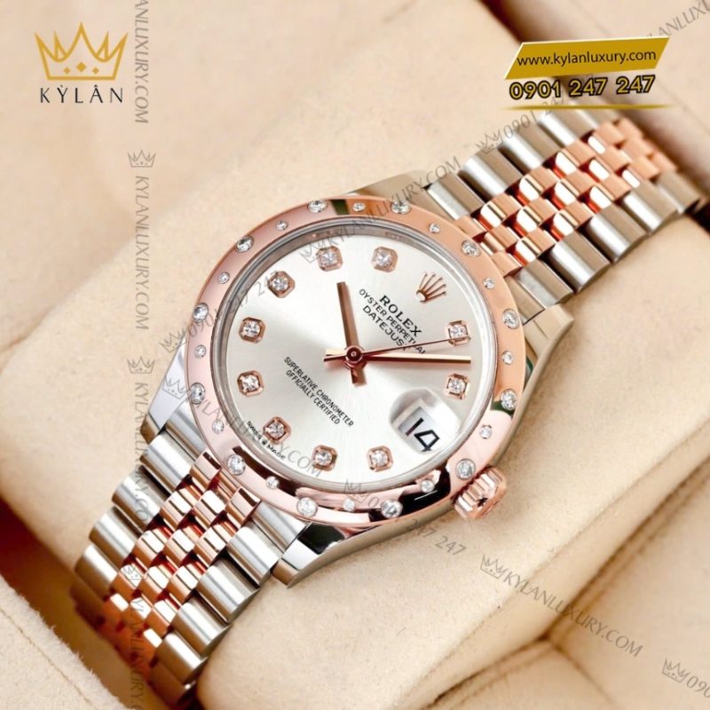 Đồng hồ Rolex Datejust 31 mặt số bạc 278341RBR-0016