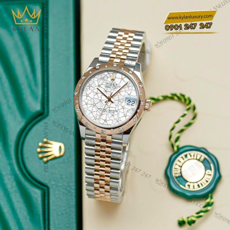 Đồng hồ Rolex Datejust 31 mặt số hoa 278341RBR-0032