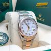 Đồng hồ Rolex Datejust 36 mặt trắng cọc La Mã 126201-0016