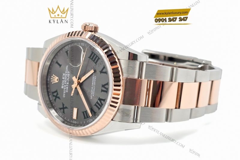 Đồng hồ Rolex Datejust 36 mặt xám La Mã 126231-0030