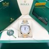 Đồng hồ Rolex Datejust 36 mặt trắng cọc dạ quang 126233-0020
