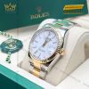 Đồng hồ Rolex Datejust 36 mặt trắng cọc dạ quang 126233-0020