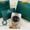 Đồng hồ Rolex Datejust 41 mặt đen cọc kim cương 126333-0005