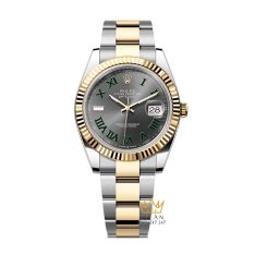 Đồng hồ Rolex Datejust 41 mặt xám vàng vàng 126333-0019