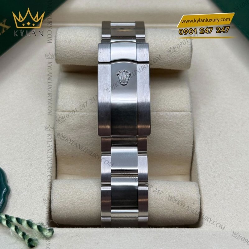 Đồng hồ Rolex Datejust 41 mặt đen cọc kim cương 126334-0011