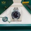 Đồng hồ Rolex Datejust 41 mặt đen cọc kim cương 126334-0011