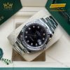Đồng hồ Rolex Datejust 41 mặt đen cọc kim cương 126334-0011