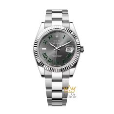 Đồng hồ Rolex Datejust 41 mặt xám cọc La Mã 126334-0021