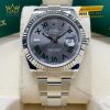 Đồng hồ Rolex Datejust 41 mặt xám cọc La Mã 126334-0021