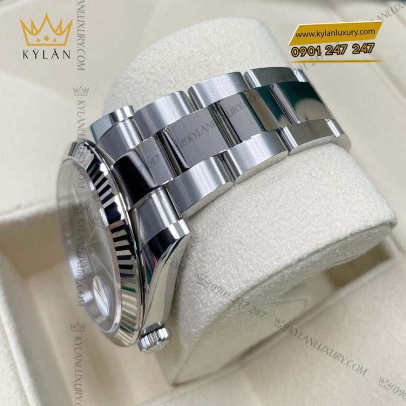 Đồng hồ Rolex Datejust 41 mặt xám cọc La Mã 126334-0021