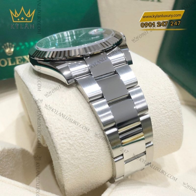 Đồng hồ Rolex Datejust 41 mặt xám cọc La Mã 126334-0021
