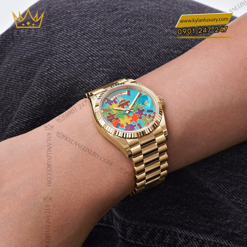 Kỳ Lân Luxury rolex day date 36 128238 emoji puzzle vang vang 10 Đồng hồ Rolex Day Date 36 Emoji Puzzle 128238