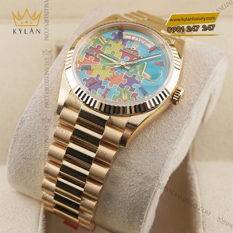 Đồng hồ Rolex Day Date 36 Emoji Puzzle 128238
