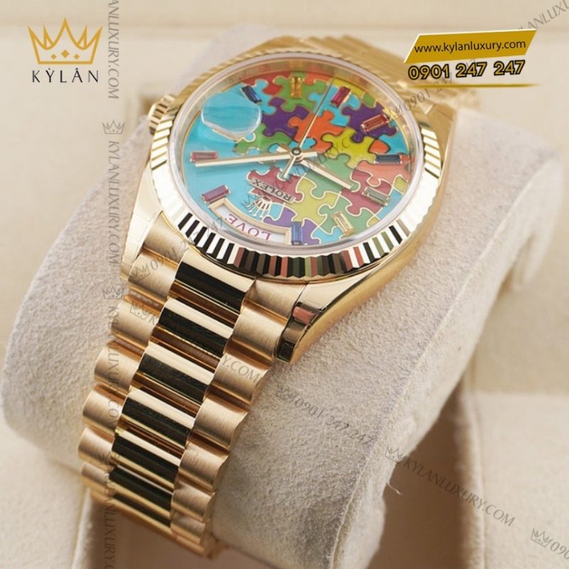 Đồng hồ Rolex Day Date 36 Emoji Puzzle 128238