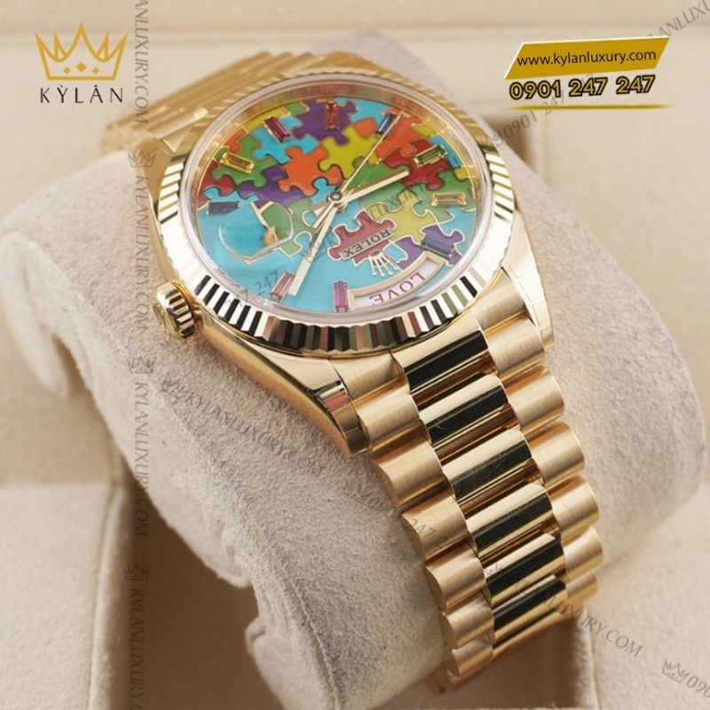 Đồng hồ Rolex Day Date 36 Emoji Puzzle 128238